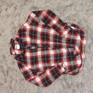 Red White Black American Eagle Boyfriend Fit Ahh-Mazingly Soft Cozy Flannel